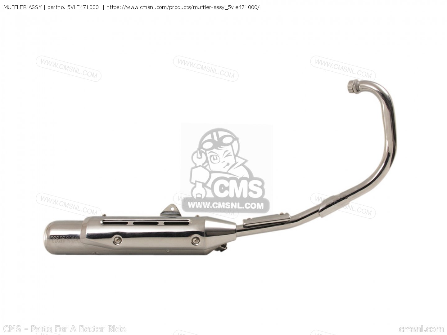 5VLE471000: MUFFLER ASSY Yamaha - buy the 5VL-E4710-00-00 at 5VLE471000: MUFFLER ASSY Yamaha - buy the 5VL-E4710-00-00 at