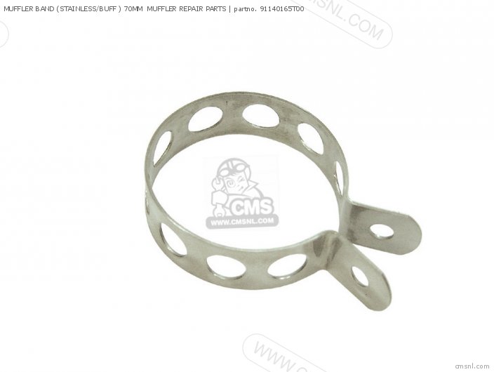 Takegawa MUFFLER BAND (STAINLESS/BUFF ) 70MM MUFFLER REPAIR PARTS 91140165T00 Takegawa MUFFLER BAND (STAINLESS/BUFF ) 70MM MUFFLER REPAIR PARTS 91140165T00