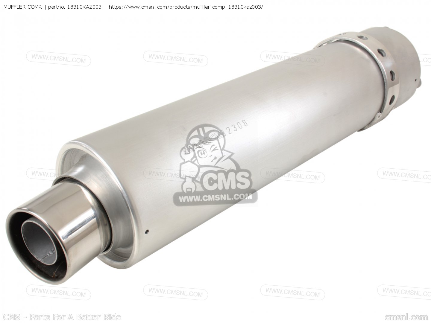 MUFFLER COMP. for CBR250RR MC22 1990 (L) JAPAN - order at CMSNL