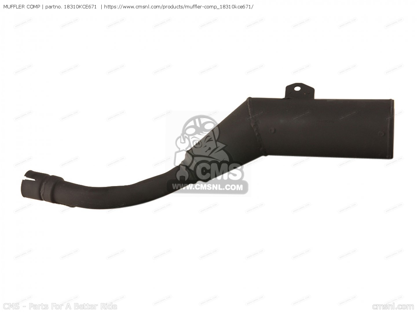 18310KCE671: Muffler Comp Honda - buy the 18310-KCE-671 at CMSNL