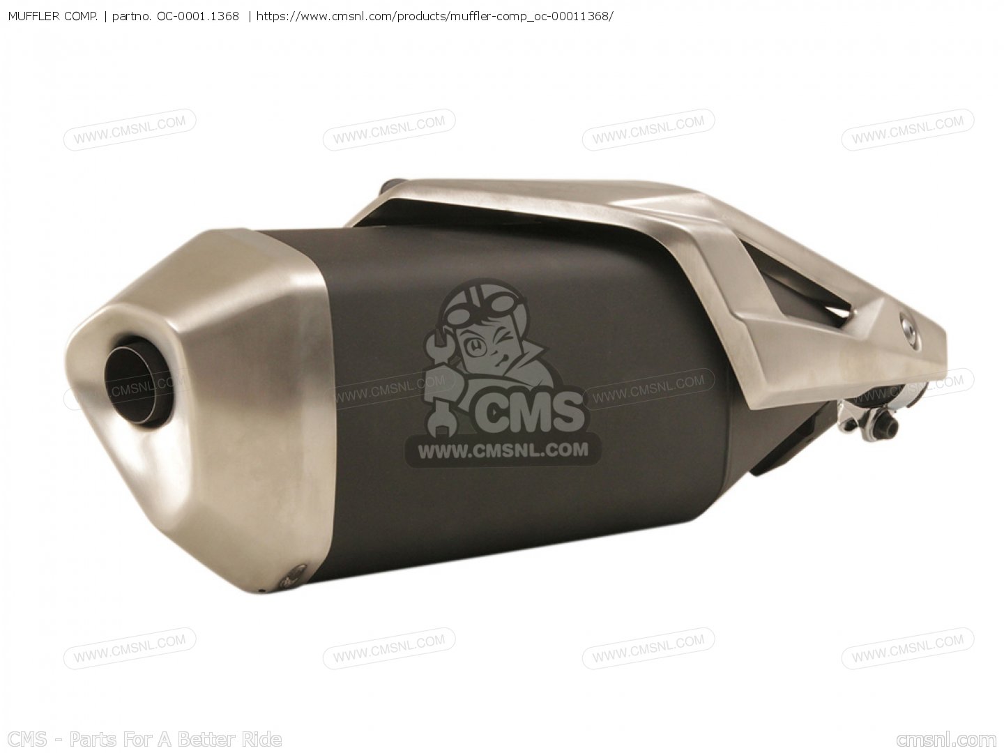 OC-0001.1368: Muffler Comp. Honda , an alternative for 18310-MKA
