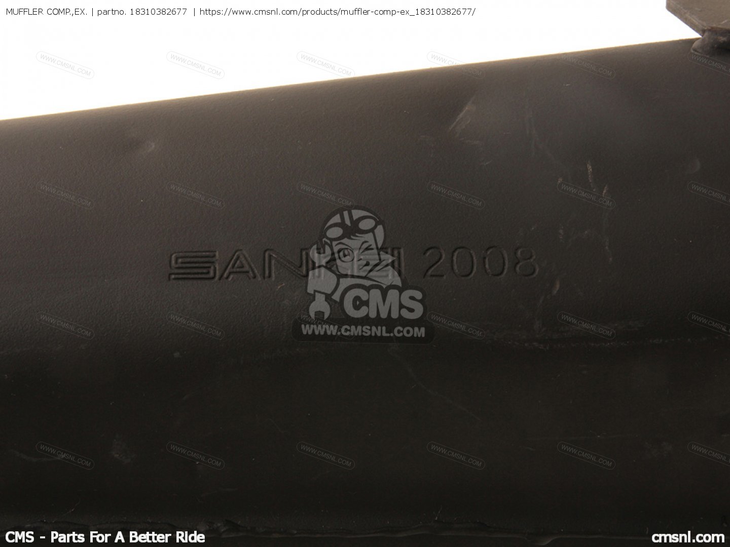 18310382677: MUFFLER COMP.,EX. Honda - buy the 18310-382-677