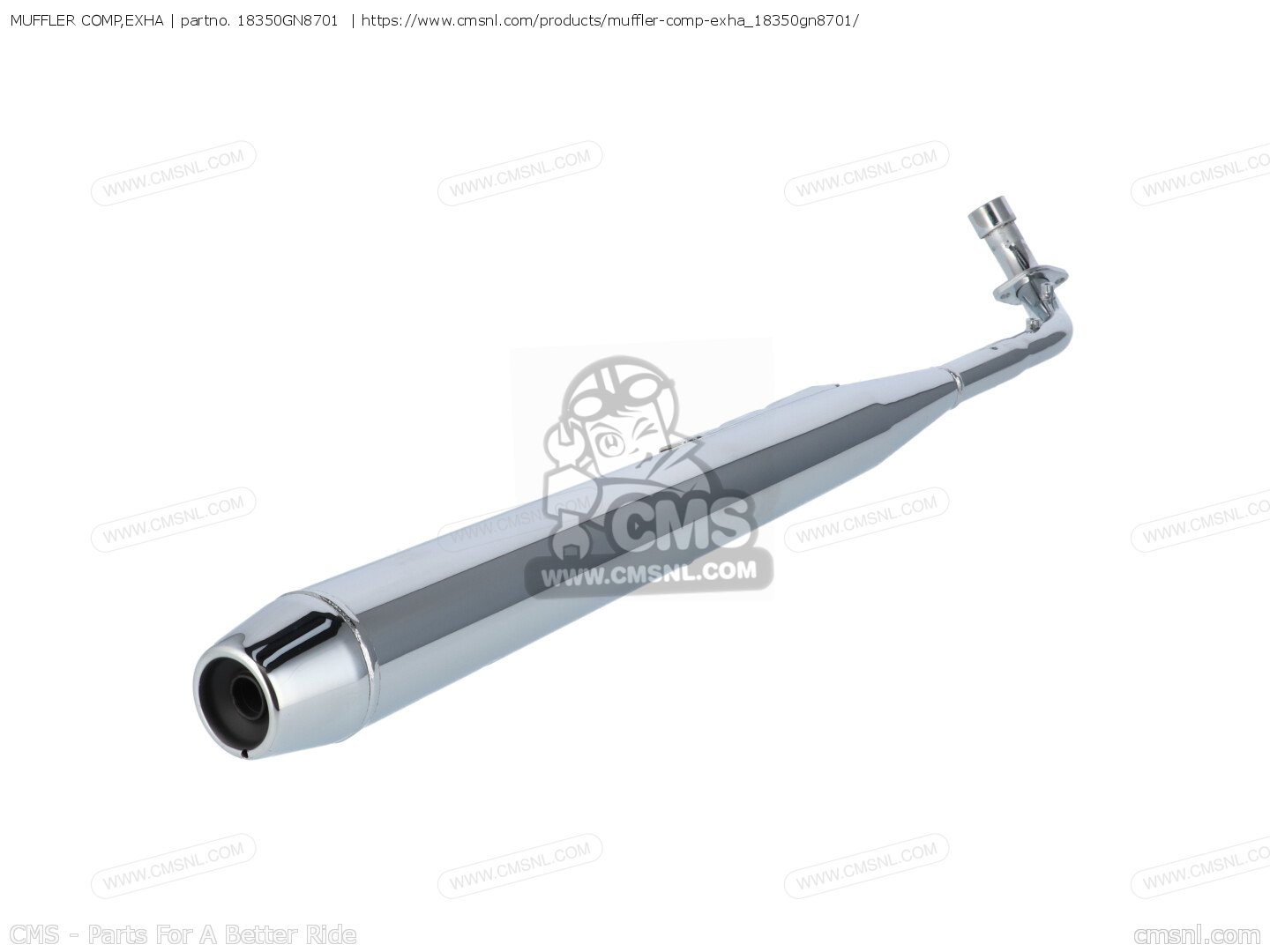 Honda c90 online exhaust