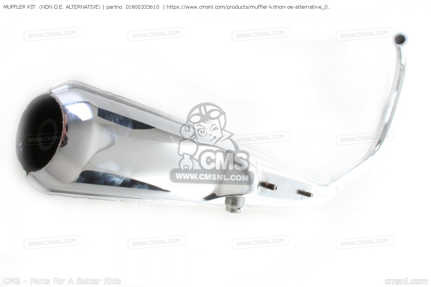 01800333610: MUFFLER KIT (NON O.E. ALTERNATIVE) Honda - buy