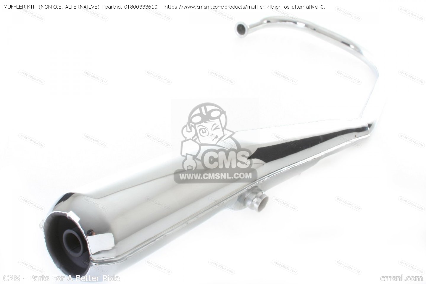 threetimes☆creamy muffler マフラー 01800333610: MUFFLER KIT (NON O.E. ALTERNATIVE) Honda - buy