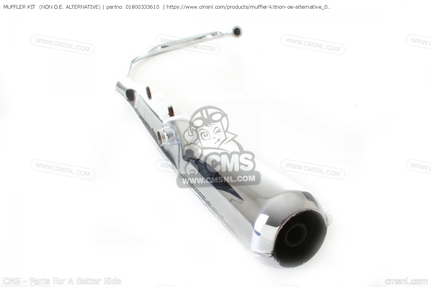 01800333610: MUFFLER KIT (NON O.E. ALTERNATIVE) Honda - buy