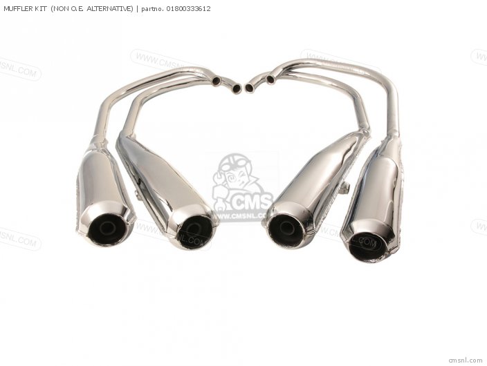 Honda MUFFLER KIT (NON O.E. ALTERNATIVE) 01800333612 Honda MUFFLER KIT (NON O.E. ALTERNATIVE) 01800333612