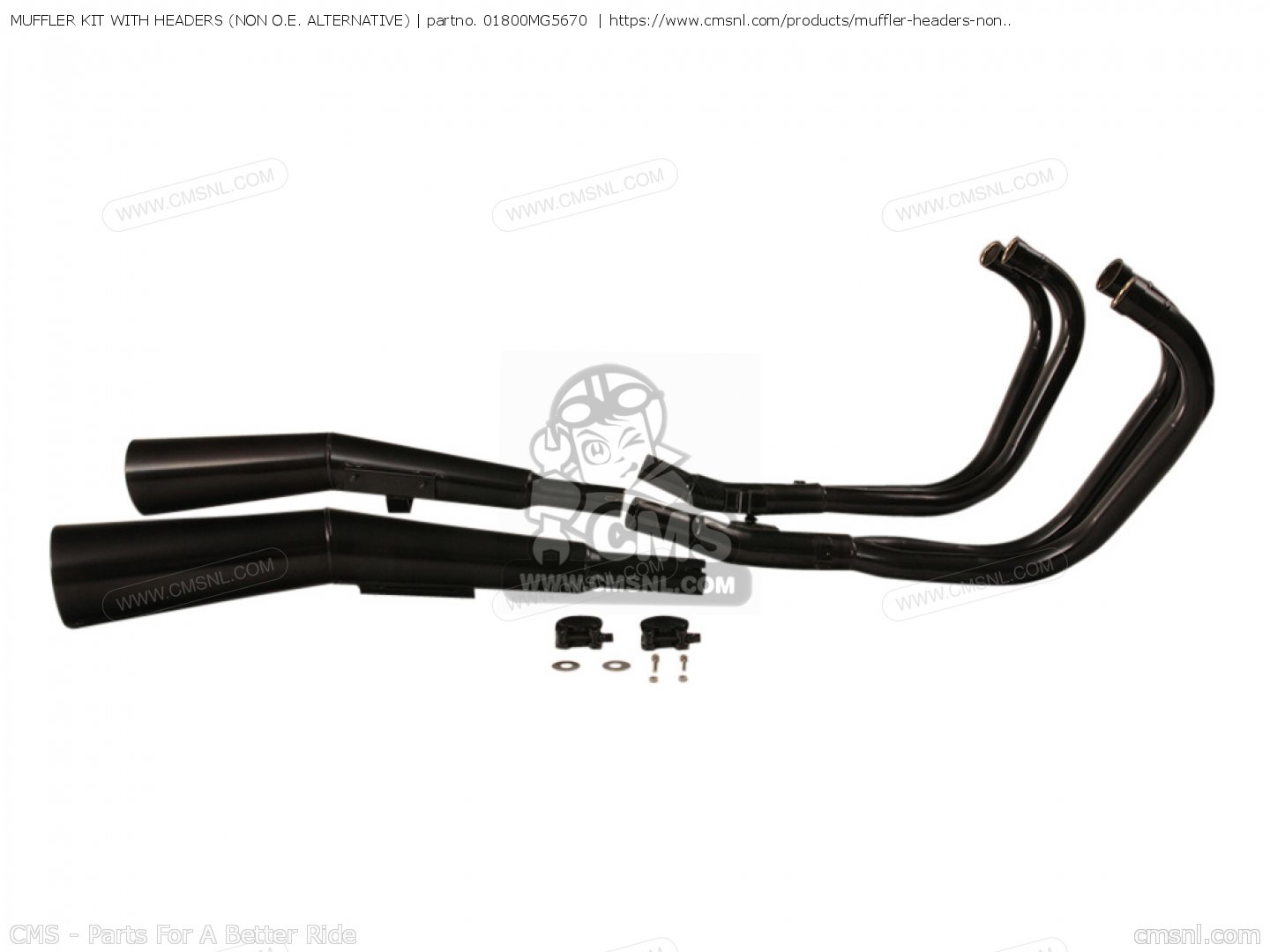 MUFFLER KIT WITH HEADERS (NON O.E. ALTERNATIVE) for CB1100F 1983 (D