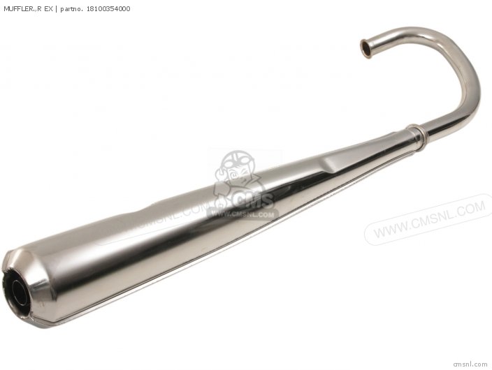 MUFFLER.,R EX for CB200T 1975 USA order at CMSNL