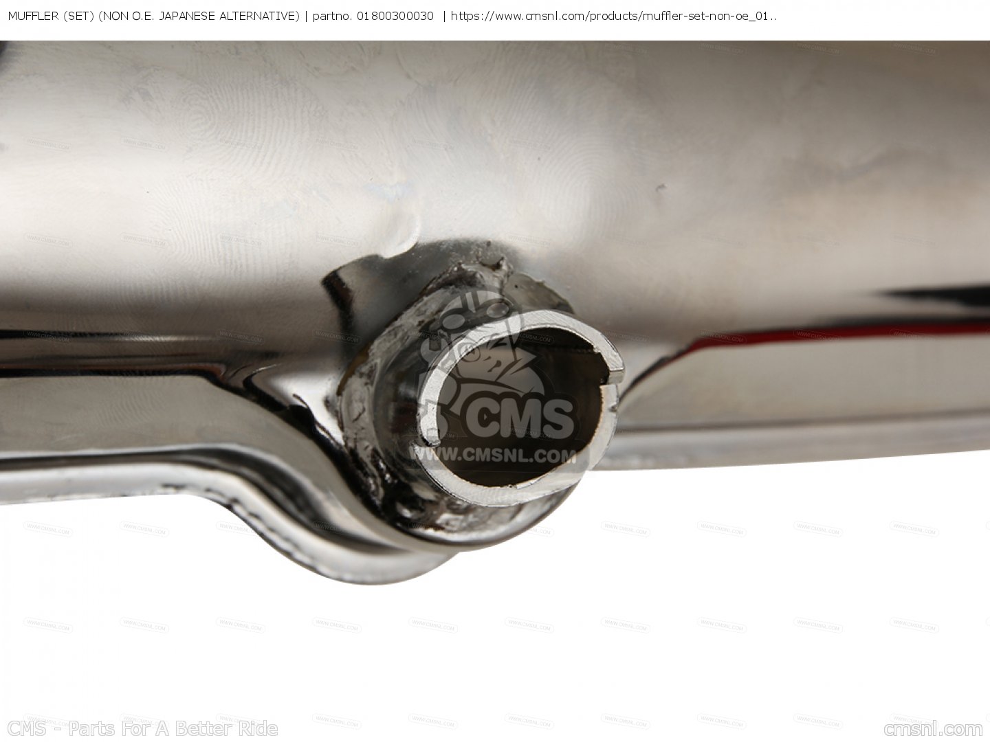 MUFFLER (SET) CB750 K1 (NON O.E. JAPANESE ALTERNATIVE) for MUFFLER (SET) CB750 K1 (NON O.E. JAPANESE ALTERNATIVE) for