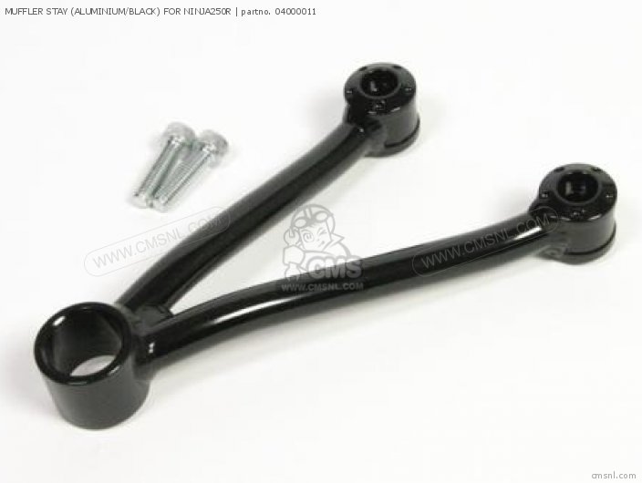 Takegawa MUFFLER STAY (ALUMINIUM/BLACK) FOR NINJA250R 04000011 Takegawa MUFFLER STAY (ALUMINIUM/BLACK) FOR NINJA250R 04000011