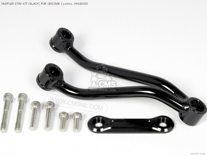 Takegawa MUFFLER STAY KIT (BLACK) FOR CBR250R 04020005 Takegawa MUFFLER STAY KIT (BLACK) FOR CBR250R 04020005