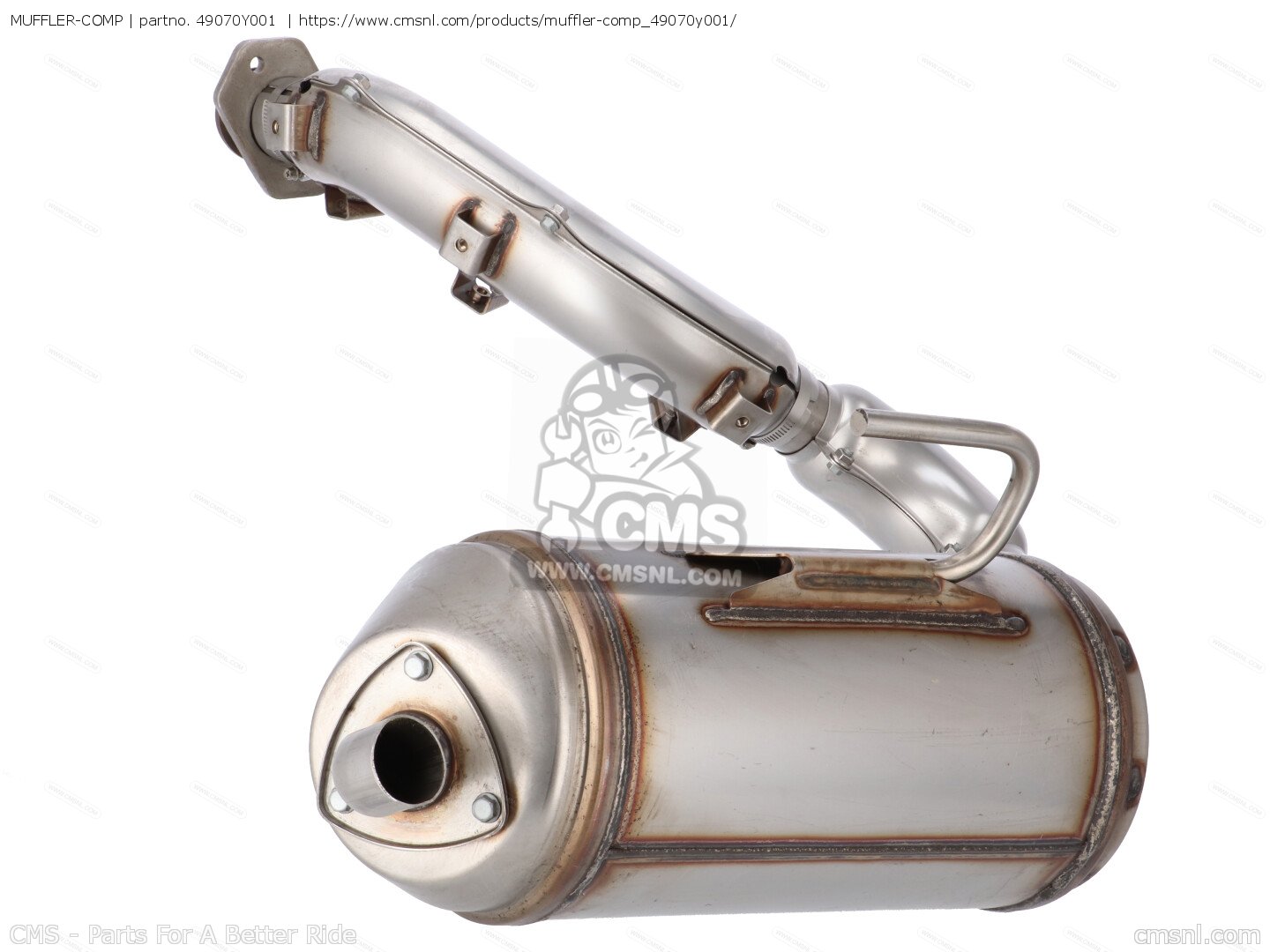 49070Y001: MUFFLER-COMP Kawasaki - buy the 49070-Y001 at CMSNL