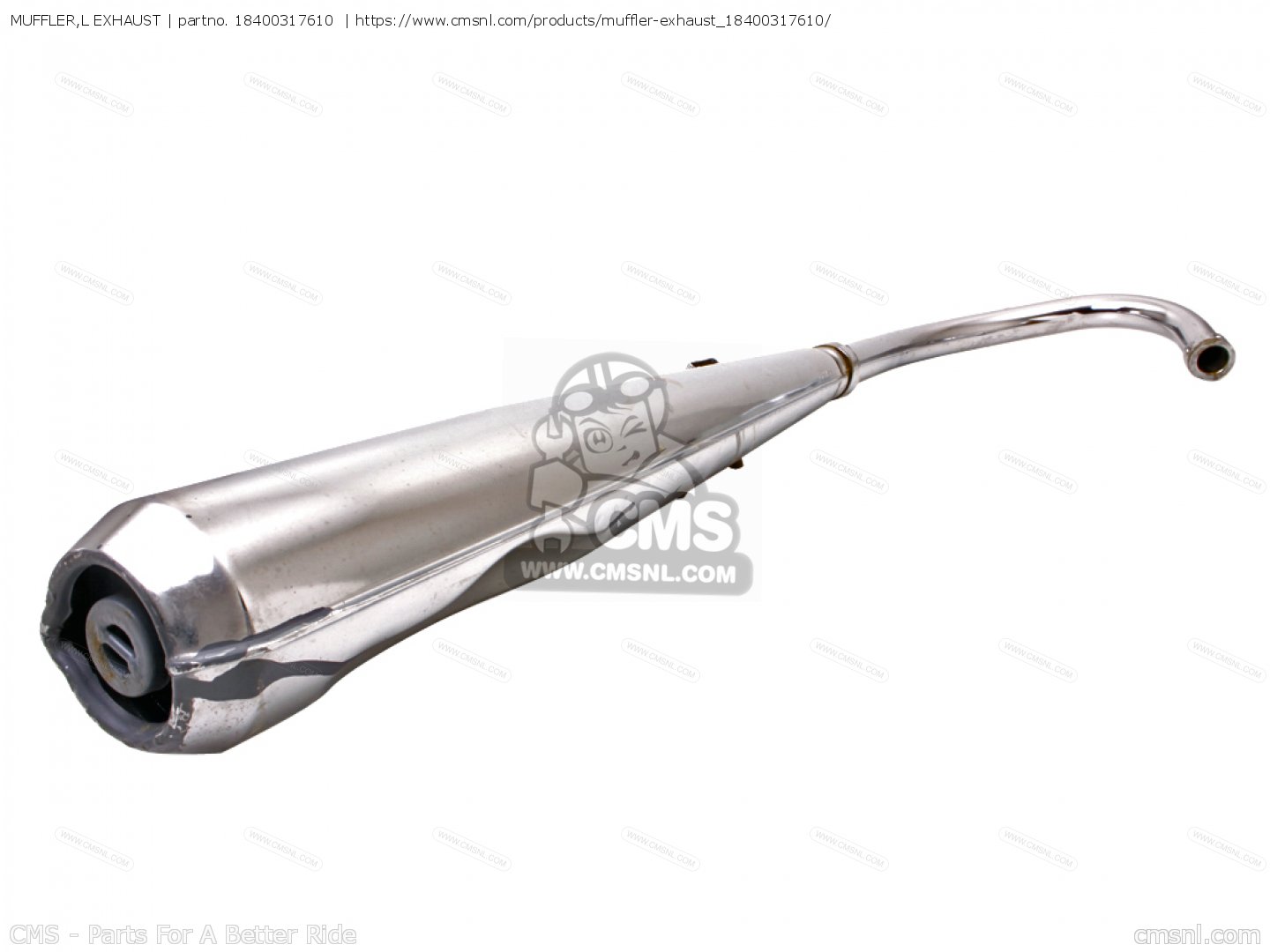 18400317610 Muffler,l Exhaust Honda buy the 18400317610 at CMSNL