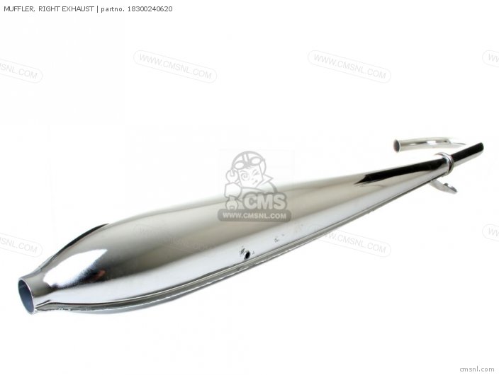 Honda MUFFLER, RIGHT EXHAUST 18300240620