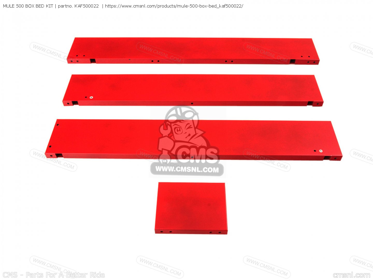 KAF500022 Mule 500 Box Bed Kit Kawasaki buy the KAF500022 at CMSNL