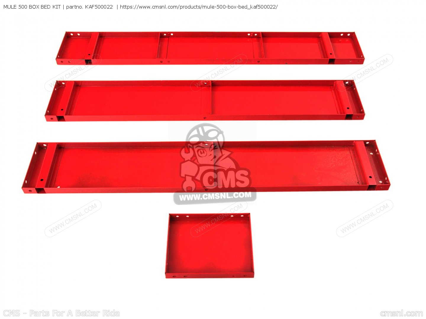 KAF500022 Mule 500 Box Bed Kit Kawasaki buy the KAF500022 at CMSNL