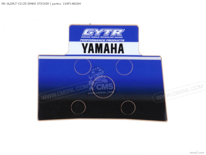 Yamaha MX GLDPLT YZ125 SPARE STICKER 1SRF14B0GH