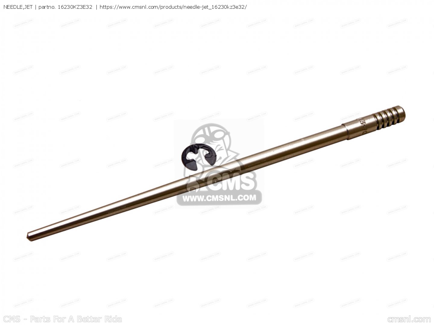 16230KZ3E32 Needle,jet Honda buy the 16230KZ3E32 at CMSNL