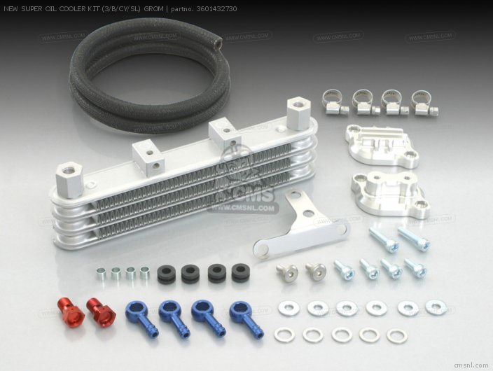 Kitaco NEW SUPER OIL COOLER KIT (3/B/CY/SL) GROM 3601432730