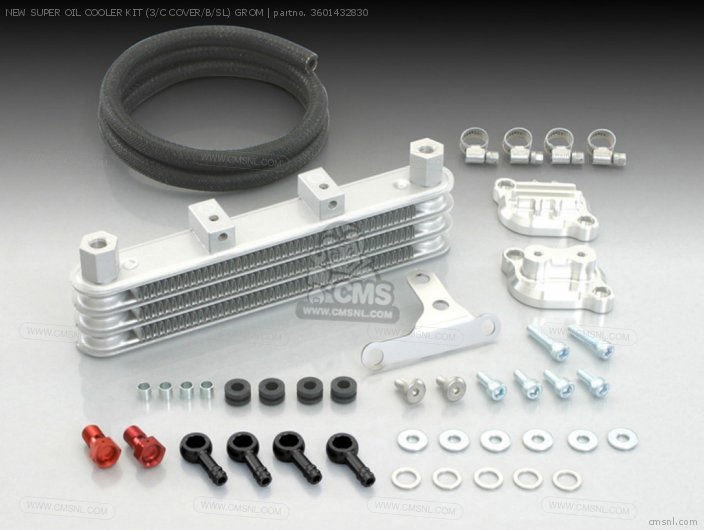 Kitaco NEW SUPER OIL COOLER KIT (3/C COVER/B/SL) GROM 3601432830