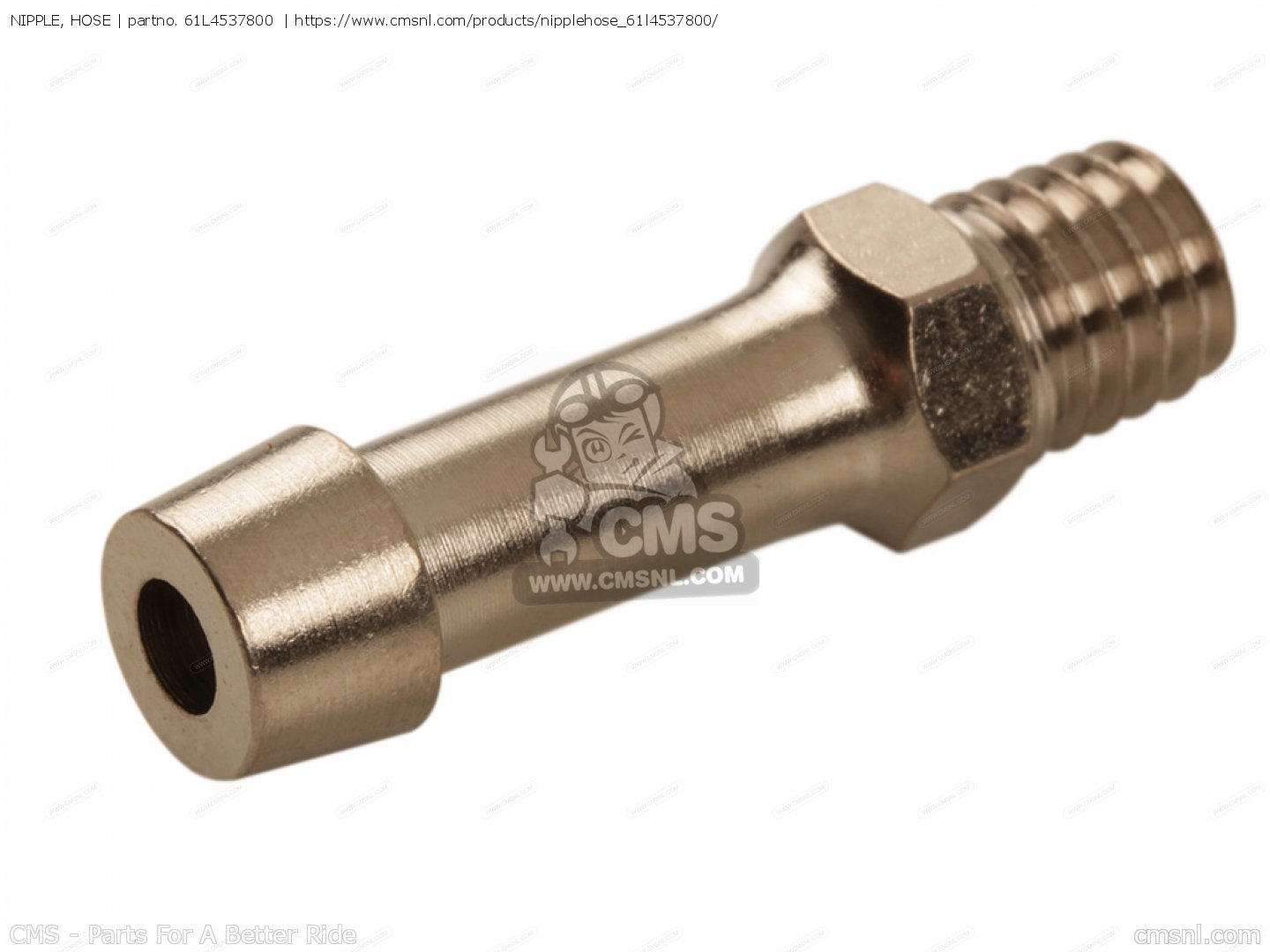 61L4537800: NIPPLE, HOSE Yamaha - buy the 61L-45378-00-00 at