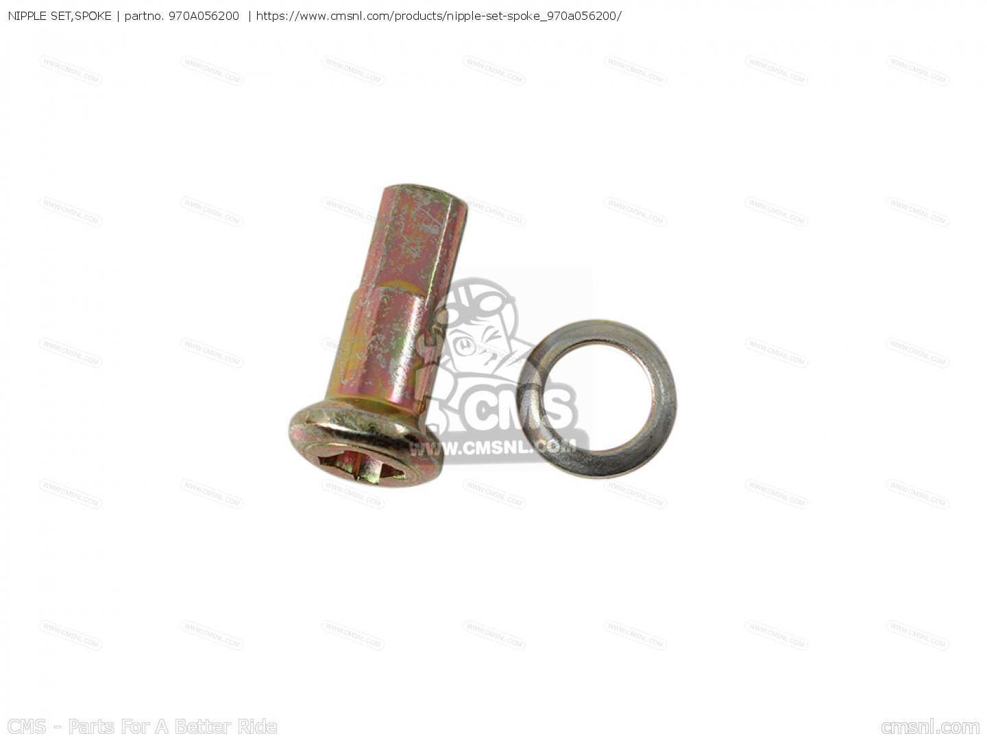 970A056200 Nipple Set,spoke Honda buy the 970A056200 at CMSNL