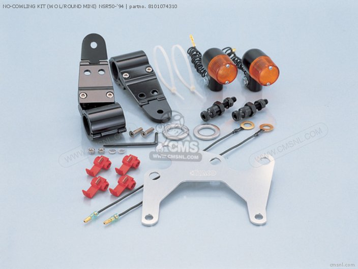 Kitaco NO-COWLING KIT (WO L/ROUND MINI) NSR50-94 8101074310