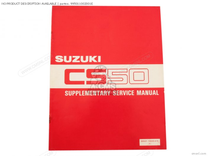 Suzuki SM CS 50 995011002001E