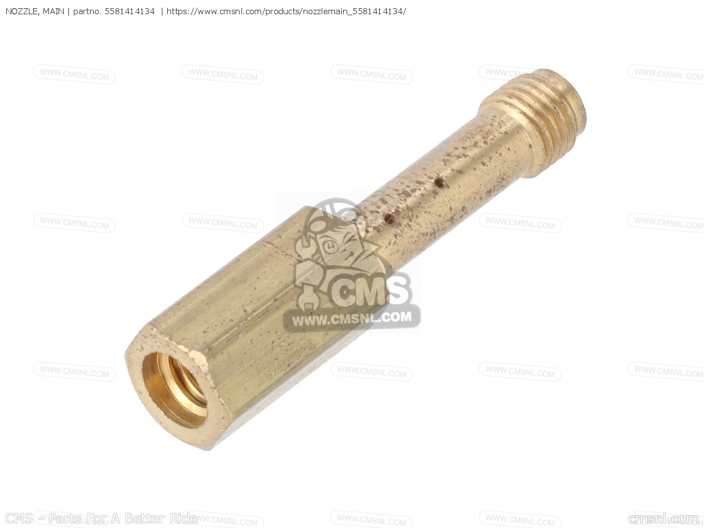 5581414134: NOZZLE, MAIN Yamaha - buy the 558-14141-34-00 at CMSNL