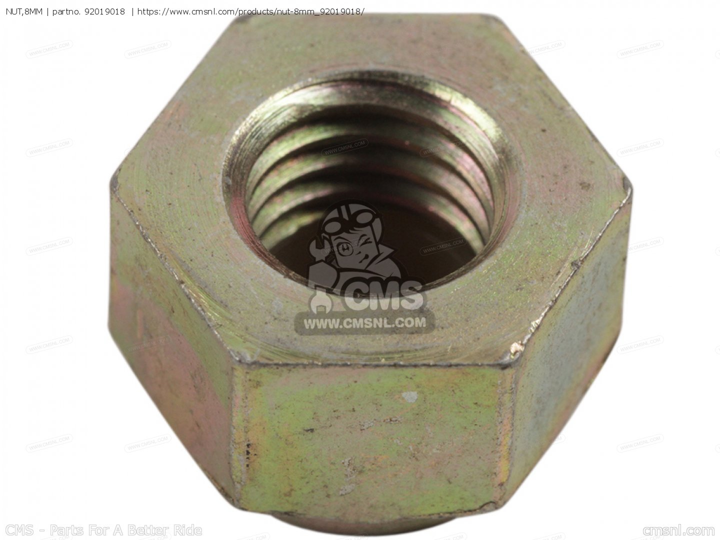 NUT,8MM for KX450 1974 order at CMSNL