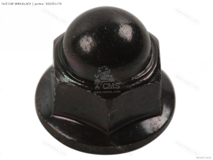 Kawasaki NUT,CAP 6MM,BLACK 920151170