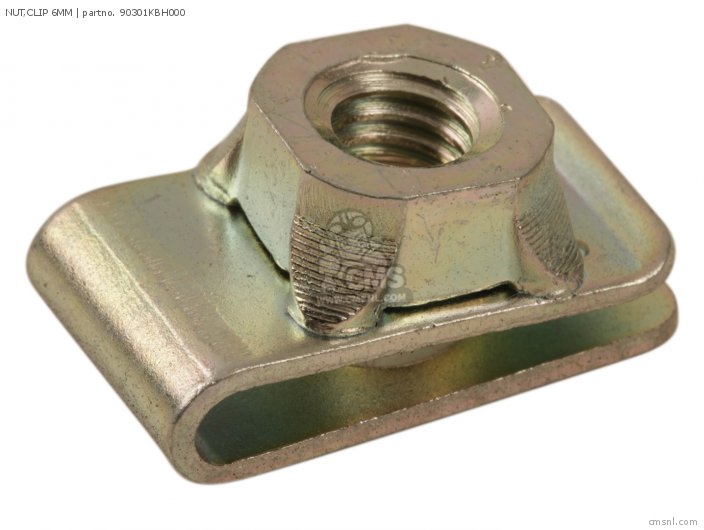 Honda NUT,CLIP 6MM 90301KBH000