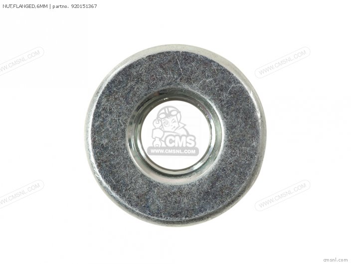 NUT FLANGED 6MM