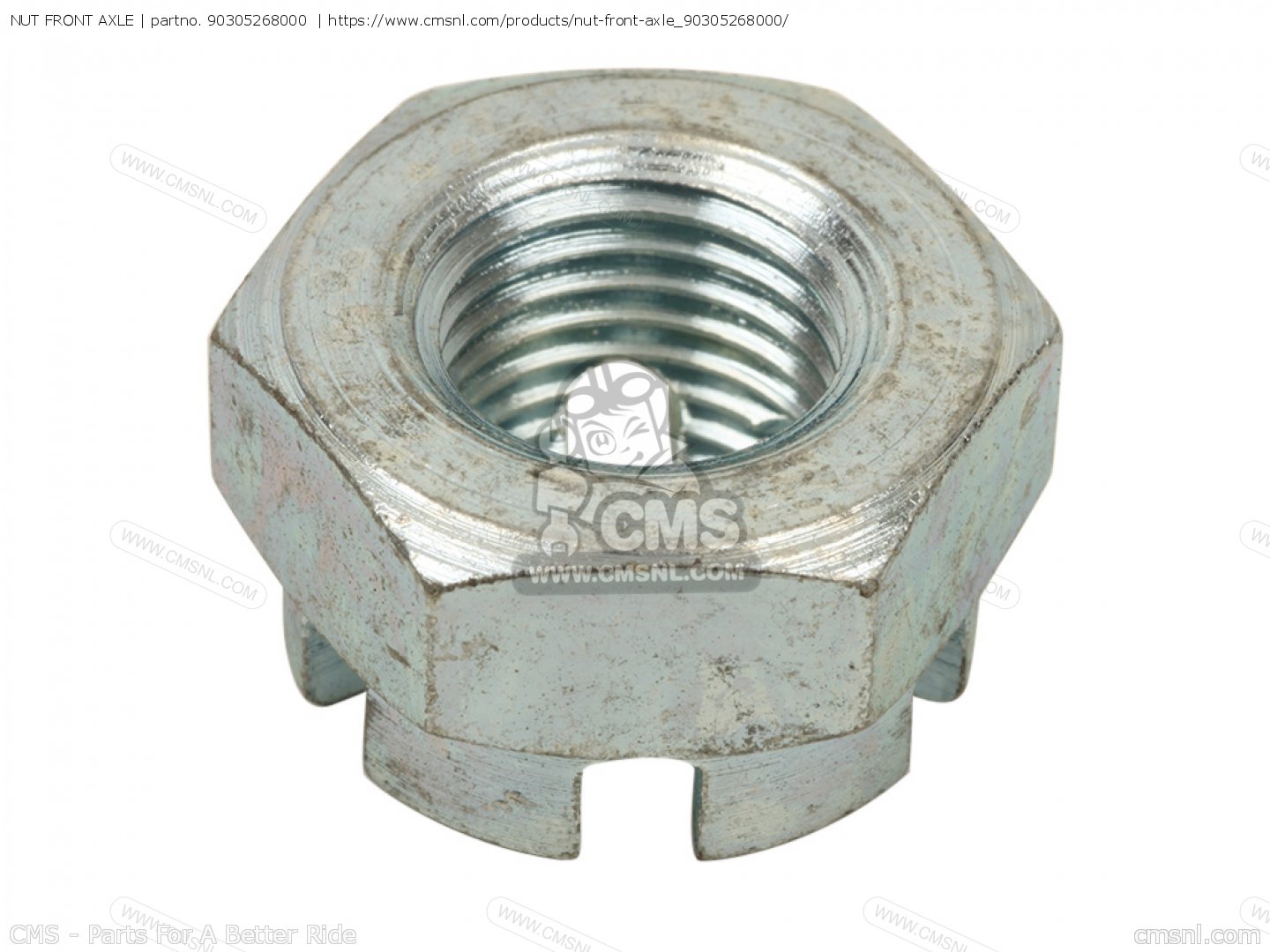 NUT FRONT AXLE for CB77 GENERAL EXPORT (142683) order at CMSNL