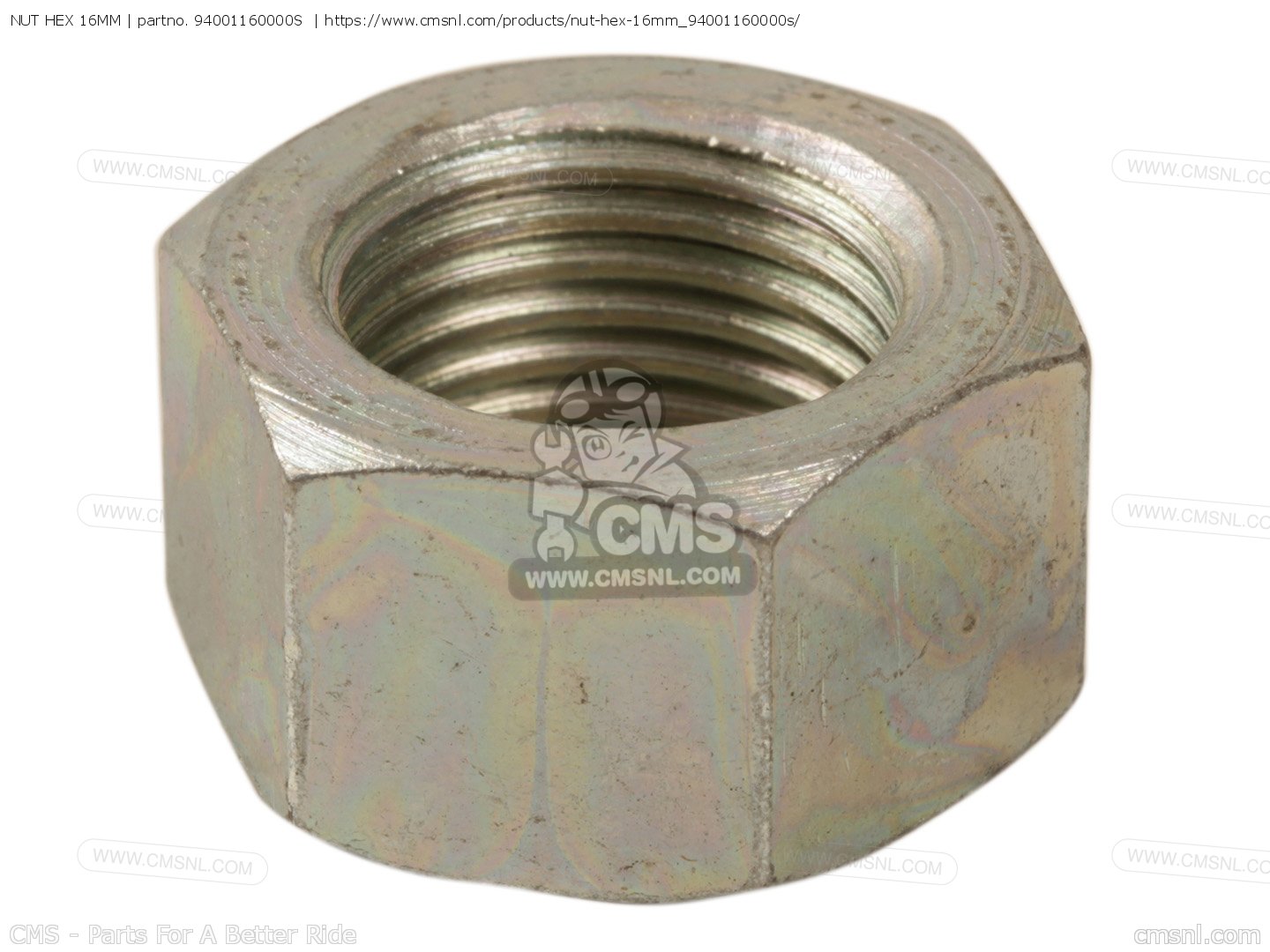 NUT HEX 16MM for A360 AUTOMATIC order at CMSNL