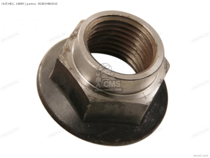 Honda NUT,HEX.,16MM 90381MB0010