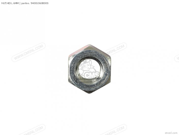 Honda NUT,HEX.,6MM 94001060800S Honda NUT,HEX.,6MM 94001060800S
