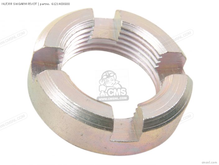 Suzuki NUT,RR SWGARM PIVOT 6121403G00