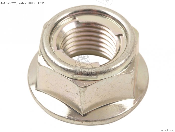 Honda NUT,U,12MM 90306KGH901 Honda NUT,U,12MM 90306KGH901