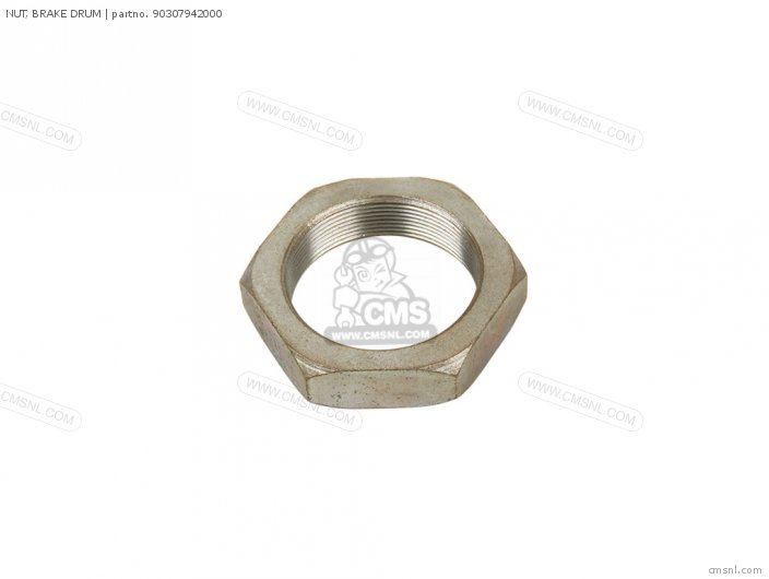 90307942000 Nut, Brake Drum Honda buy the 90307942000 at CMSNL