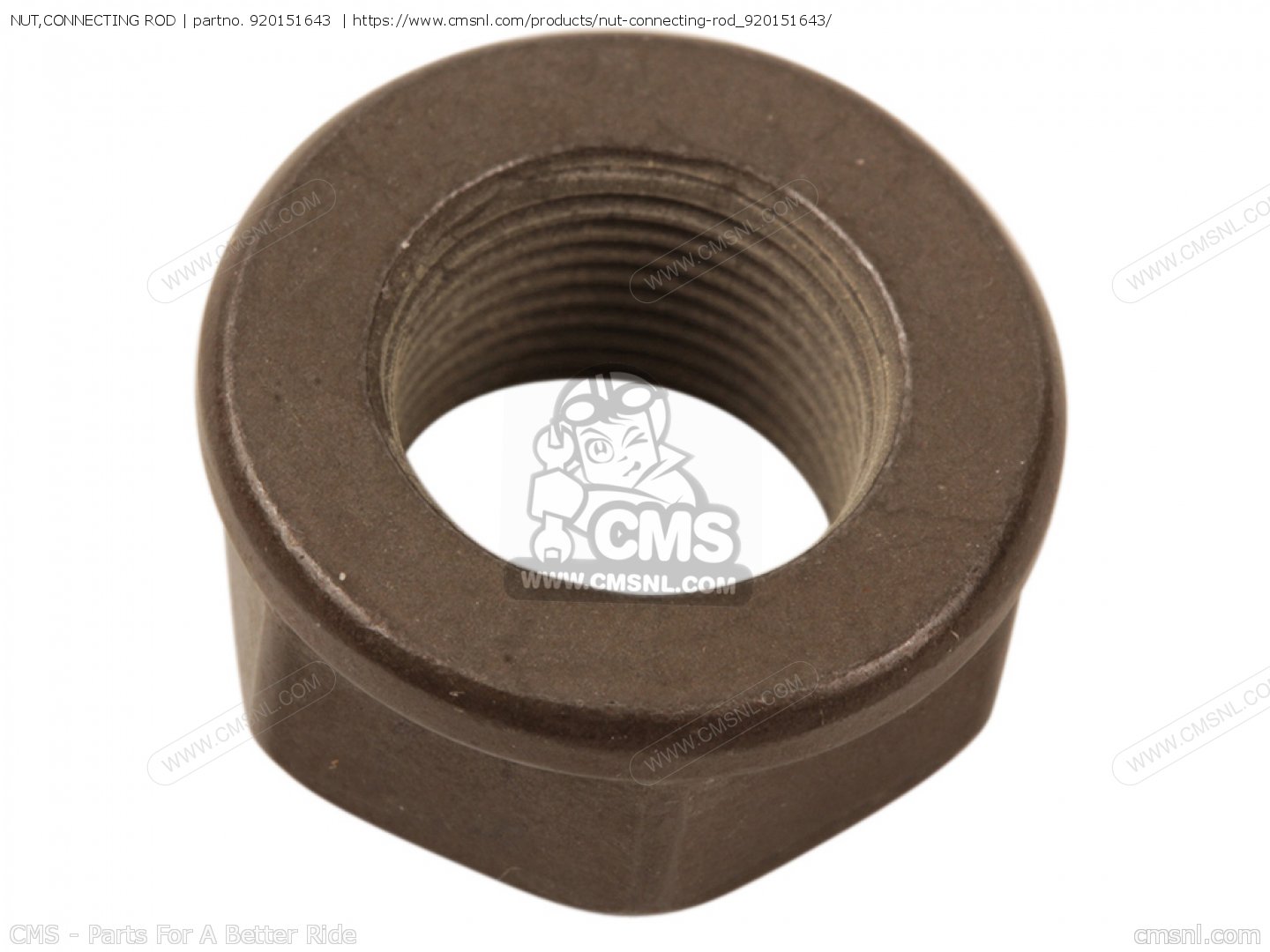 920151643 Nut,connecting Rod Kawasaki buy the 920151643 at CMSNL