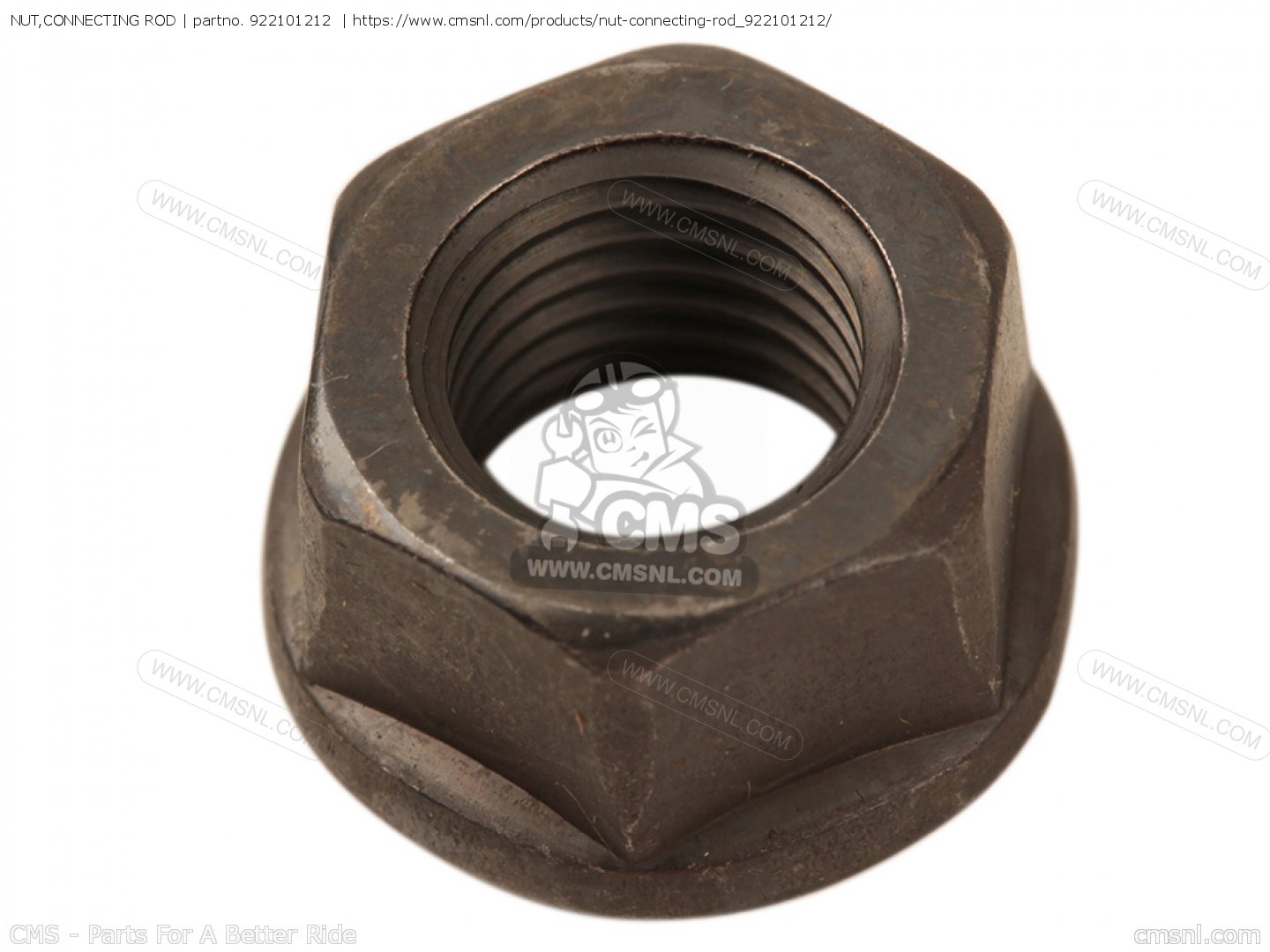 922101212 Nut,connecting Rod Kawasaki buy the 922101212 at CMSNL