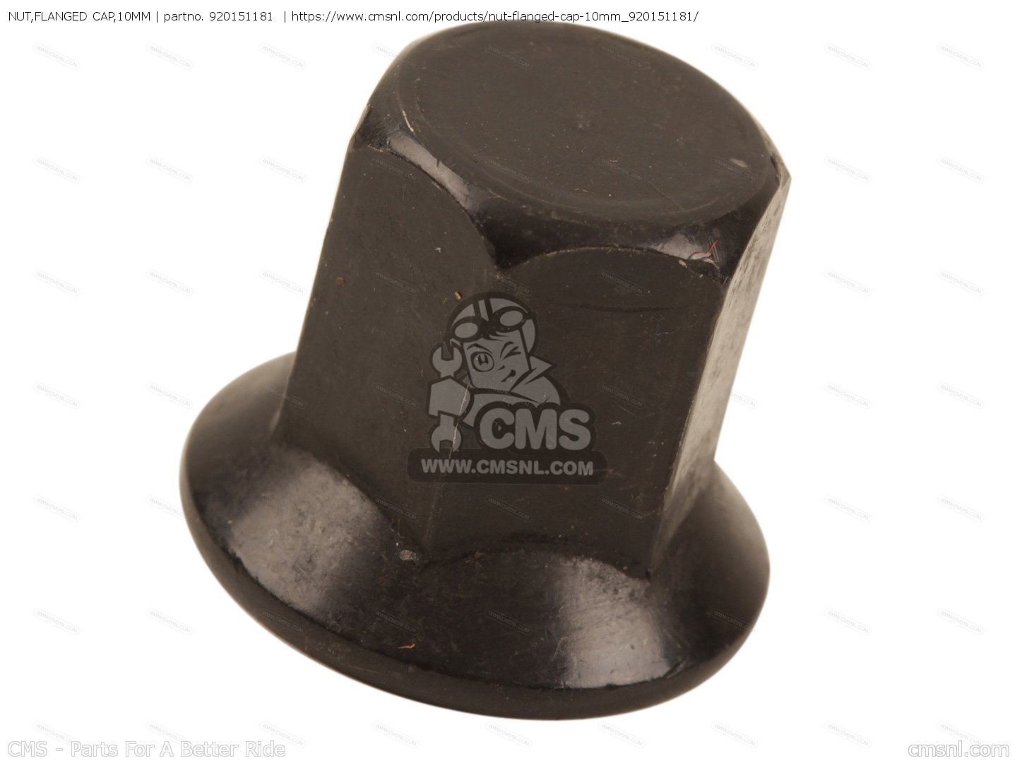 NUT,FLANGED CAP,10MM, for Z1100R1 1984 EUROPE UK NR - order at CMSNL