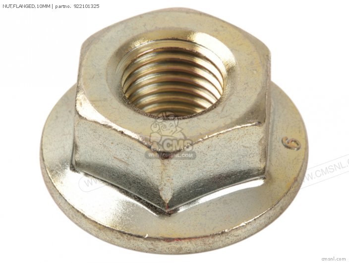 Nut, Flanged, 10mm photo