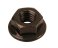 small image of NUT  FLANGED  6MM  BLACK