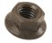 small image of NUT  FLANGED  8MM  BLACK