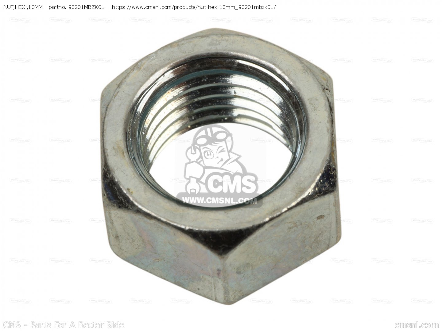 Écrou De Bride 14mm HONDA 90201-KR8-751 - Pour CH125 Spacy FES TRX450 - Neuf