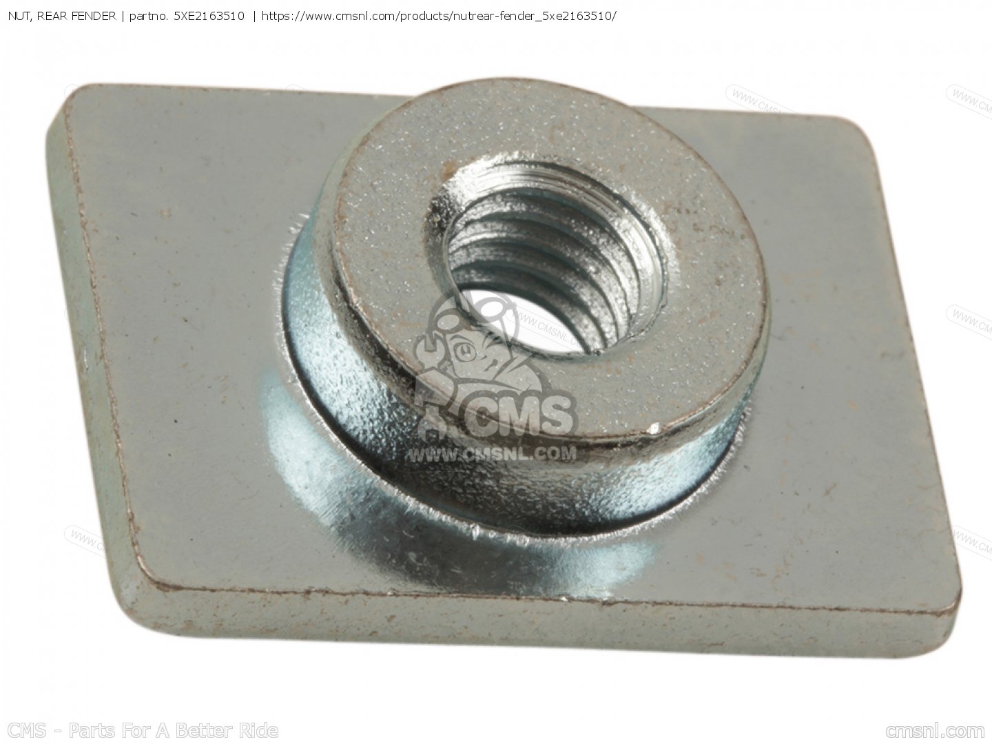 5XE2163510 Nut, Rear Fender Yamaha buy the 5XE2163510 at CMSNL