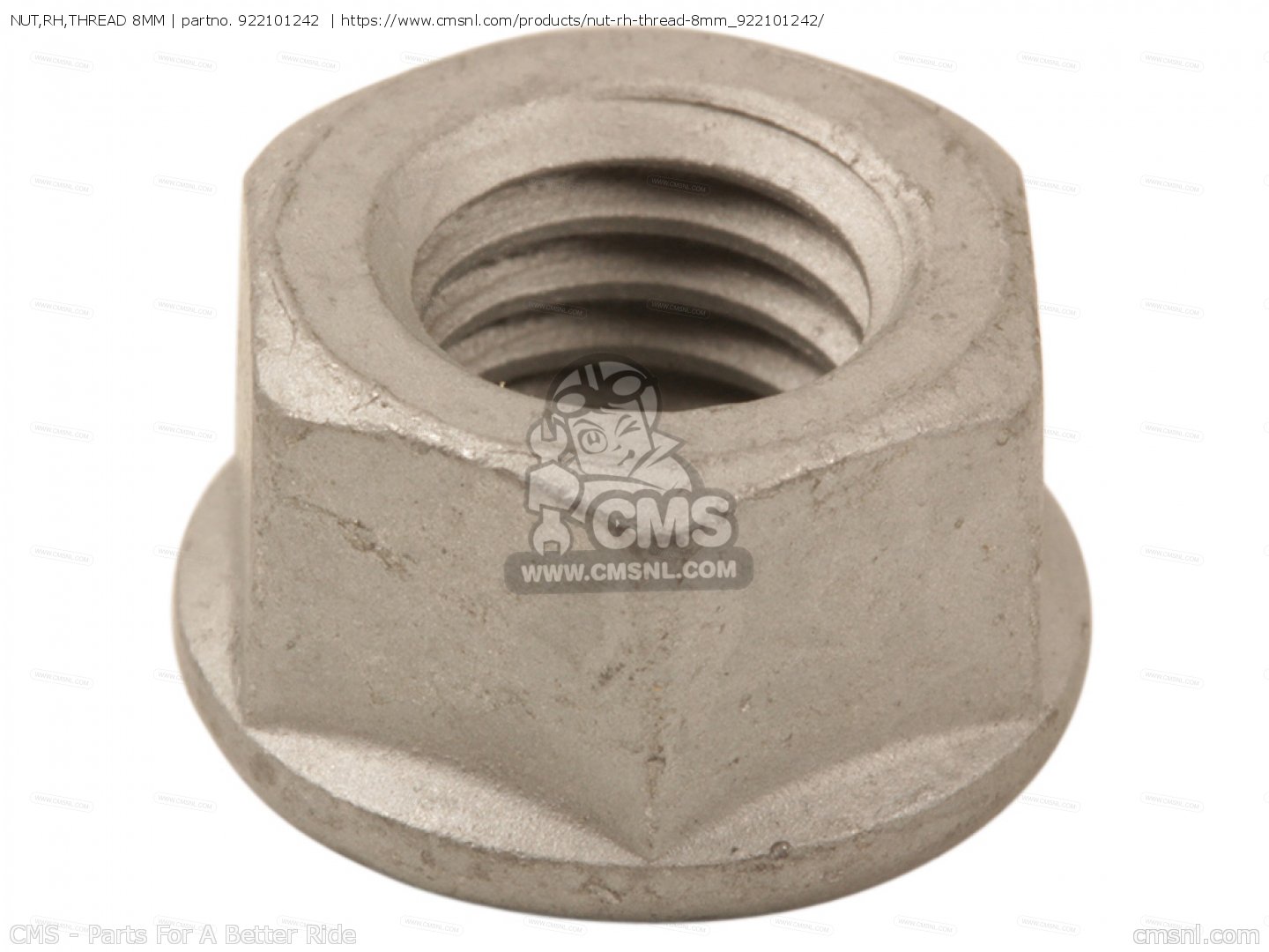 NUT,RH,THREAD 8MM for KVF750C6F BRUTE FORCE 750 4X4I 2006 USA order